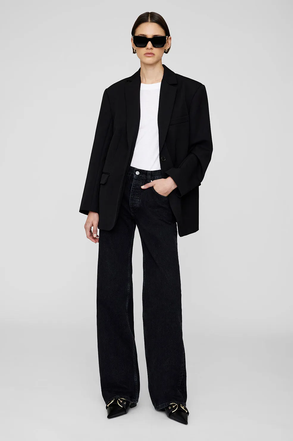 ANINE BING Hugh Jean | Vintage Black