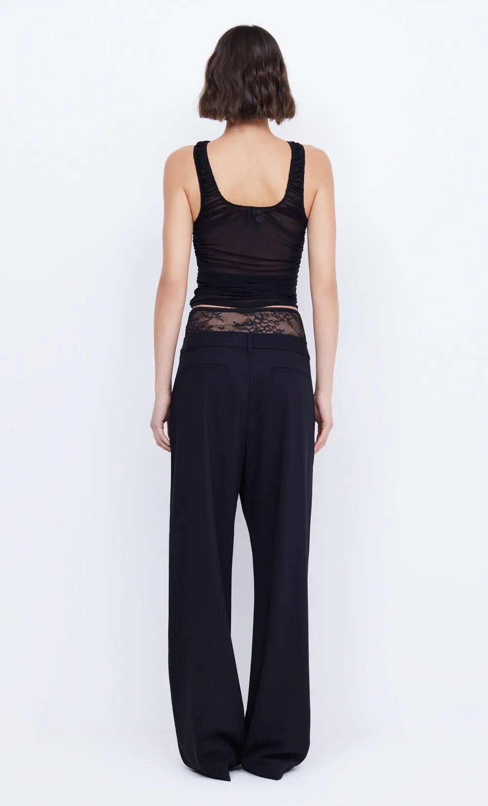 Bec   Bridge Black Jewel Slouched Pant