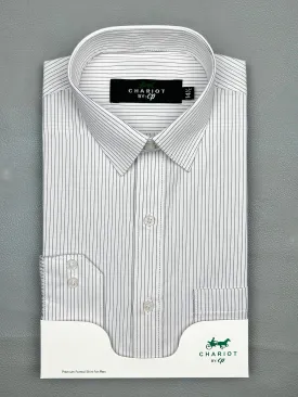 Black Lines Formal Dress Shirt For Men MFS152