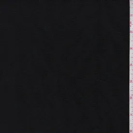 Black Zebra Double Knit Fabric