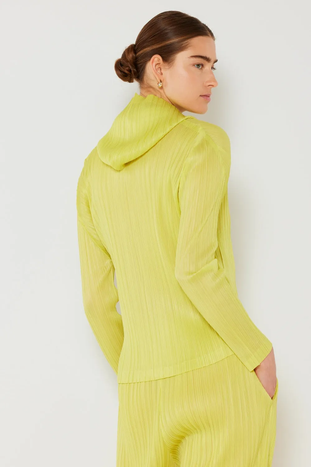 Blue Zone Planet |  Marina West Swim Pleated Hood Jacket with 2 Way Zipper
