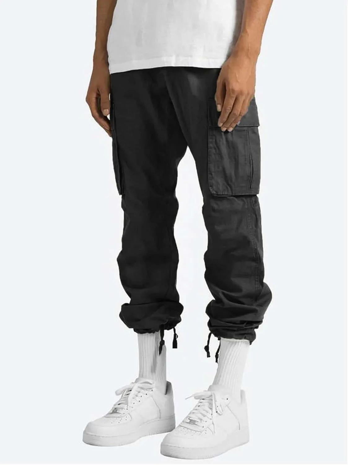 Cargo Pants for Men Tactical Relaxed Straight Fit Pant Casual Outdoor Hiking Jogger Classic Pants with Multi Pockets