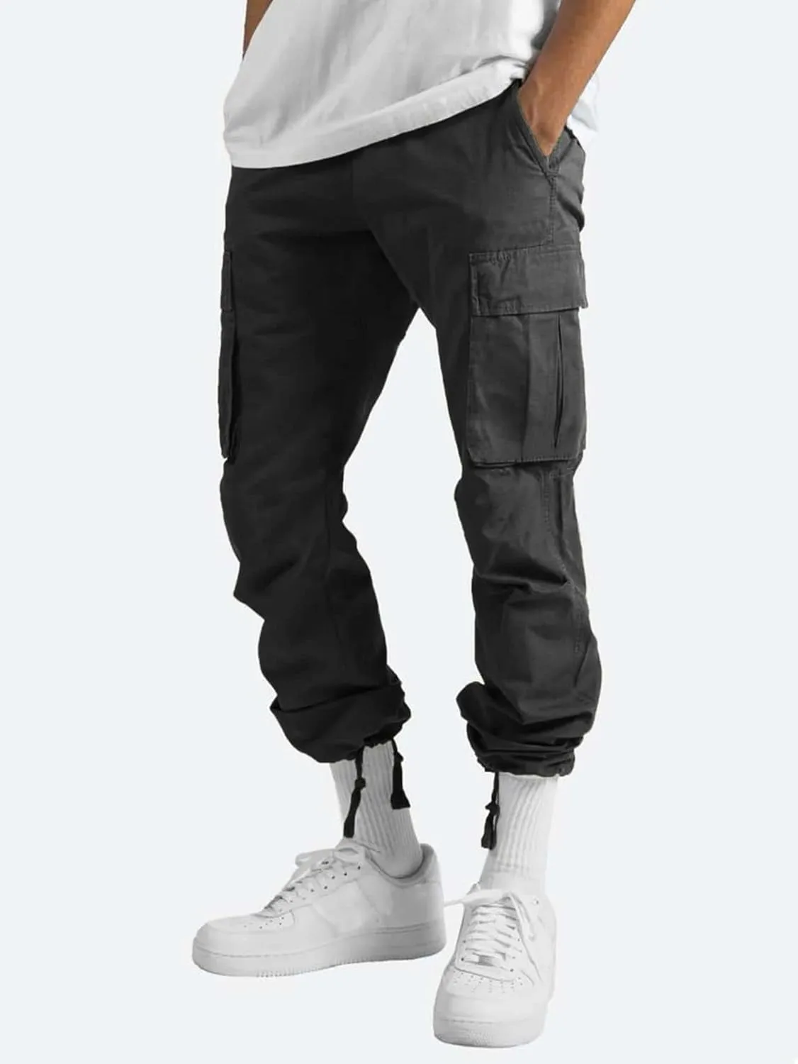 Cargo Pants for Men Tactical Relaxed Straight Fit Pant Casual Outdoor Hiking Jogger Classic Pants with Multi Pockets