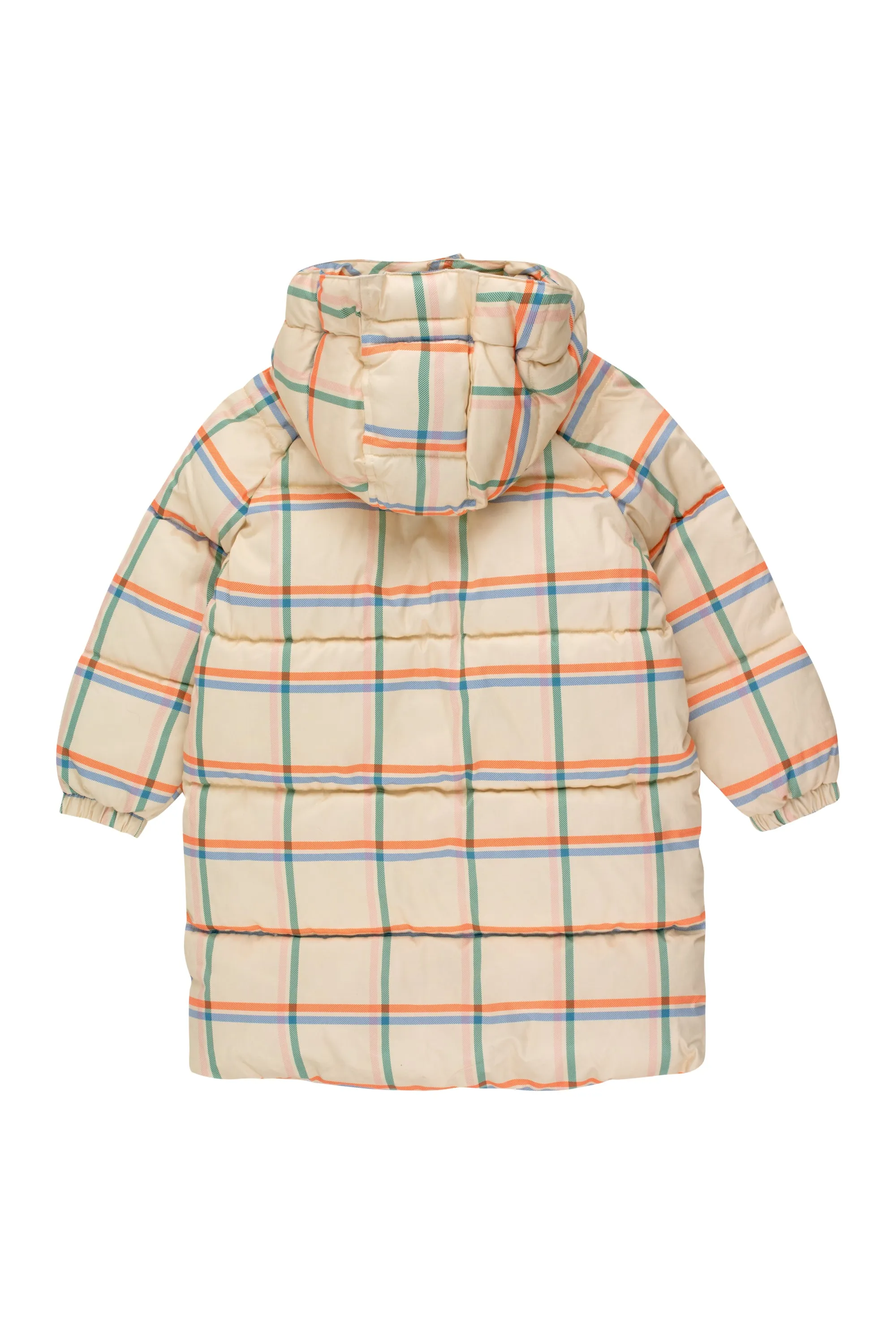 Check padded jacket/coat