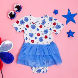 EXCLUSIVE FREEDOM BLOOMS DREAM TUTU BODYSUIT DRESS