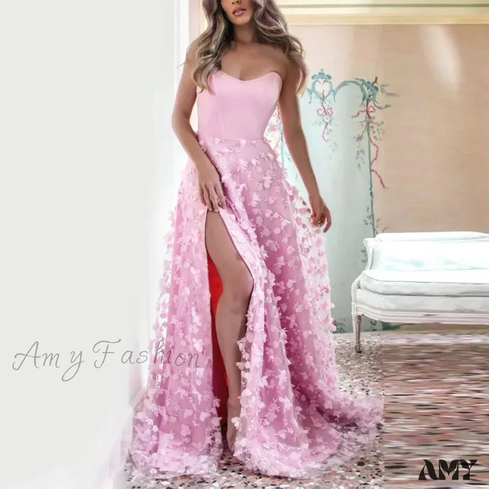 Fashionable Casual Spring Summer Denim Single-Breasted Lapel Maxi Dress