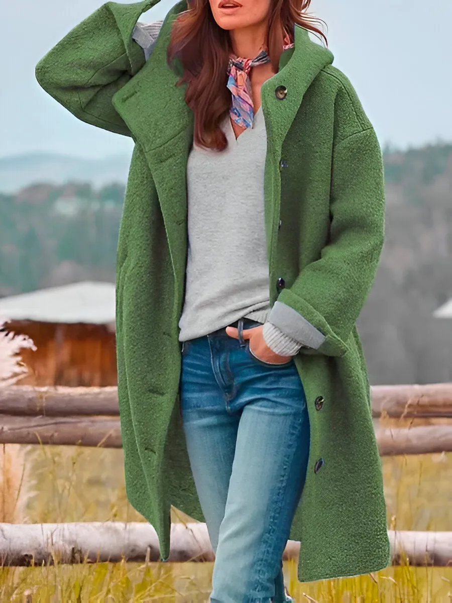 Ivyshape | Classic Soft Hooded Jacket