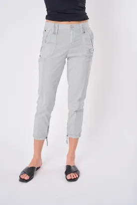 JOHNNY Stretch Poplin Pants in Basalt