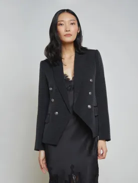 Kenzie Blazer - Black/Brushed Gunmetal
