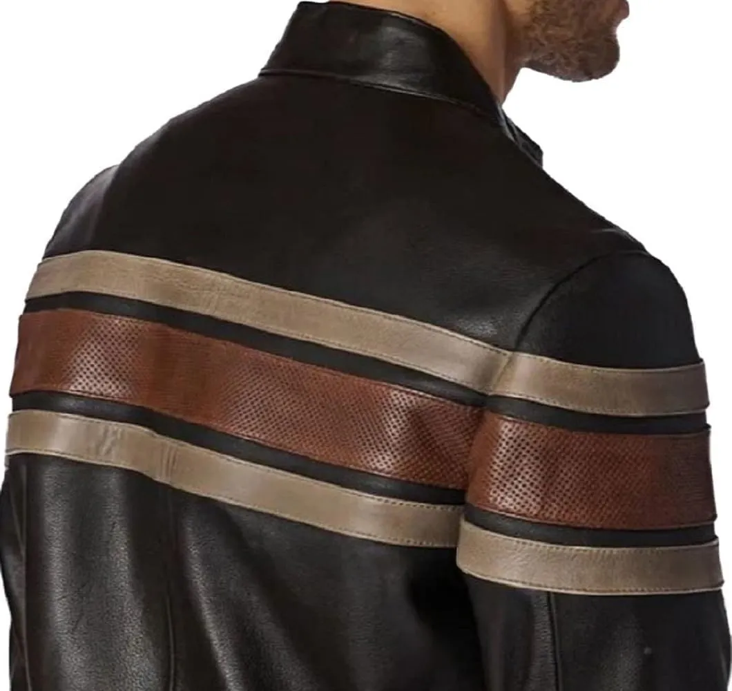 Men's Classic Elite Vintage Style Cafe Racer Retro Motorcycle Distressed Biker Zip Up Genuine Leather Jackets For Men