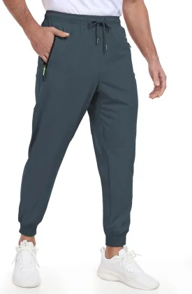 Mens Jogger Lightweight Athletic Workout Pants Quick Dry Breathable Track Jogging Sweat Pants for Exercise Gym