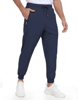 Mens Jogger Lightweight Athletic Workout Pants Quick Dry Breathable Track Jogging Sweat Pants for Exercise Gym