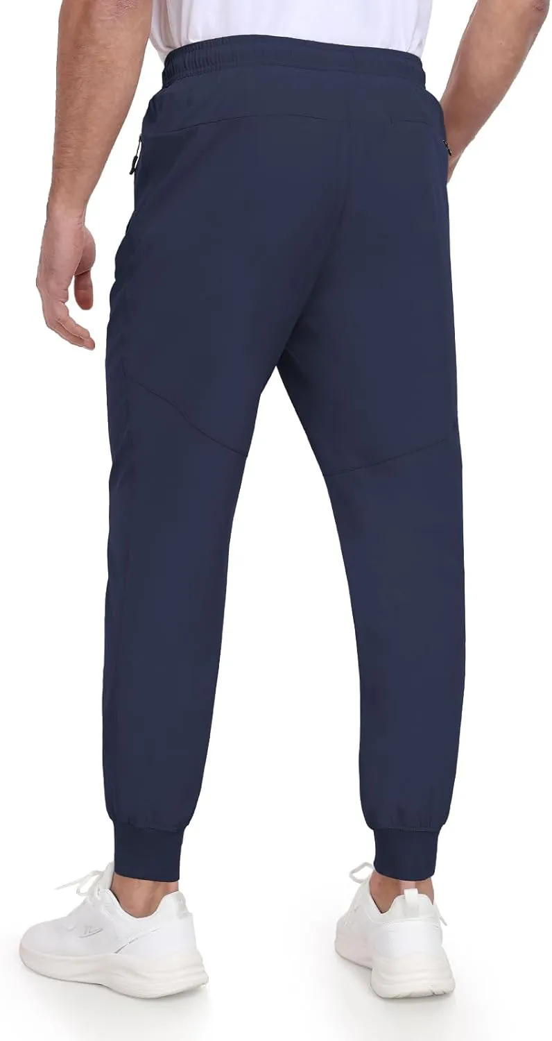 Mens Jogger Lightweight Athletic Workout Pants Quick Dry Breathable Track Jogging Sweat Pants for Exercise Gym