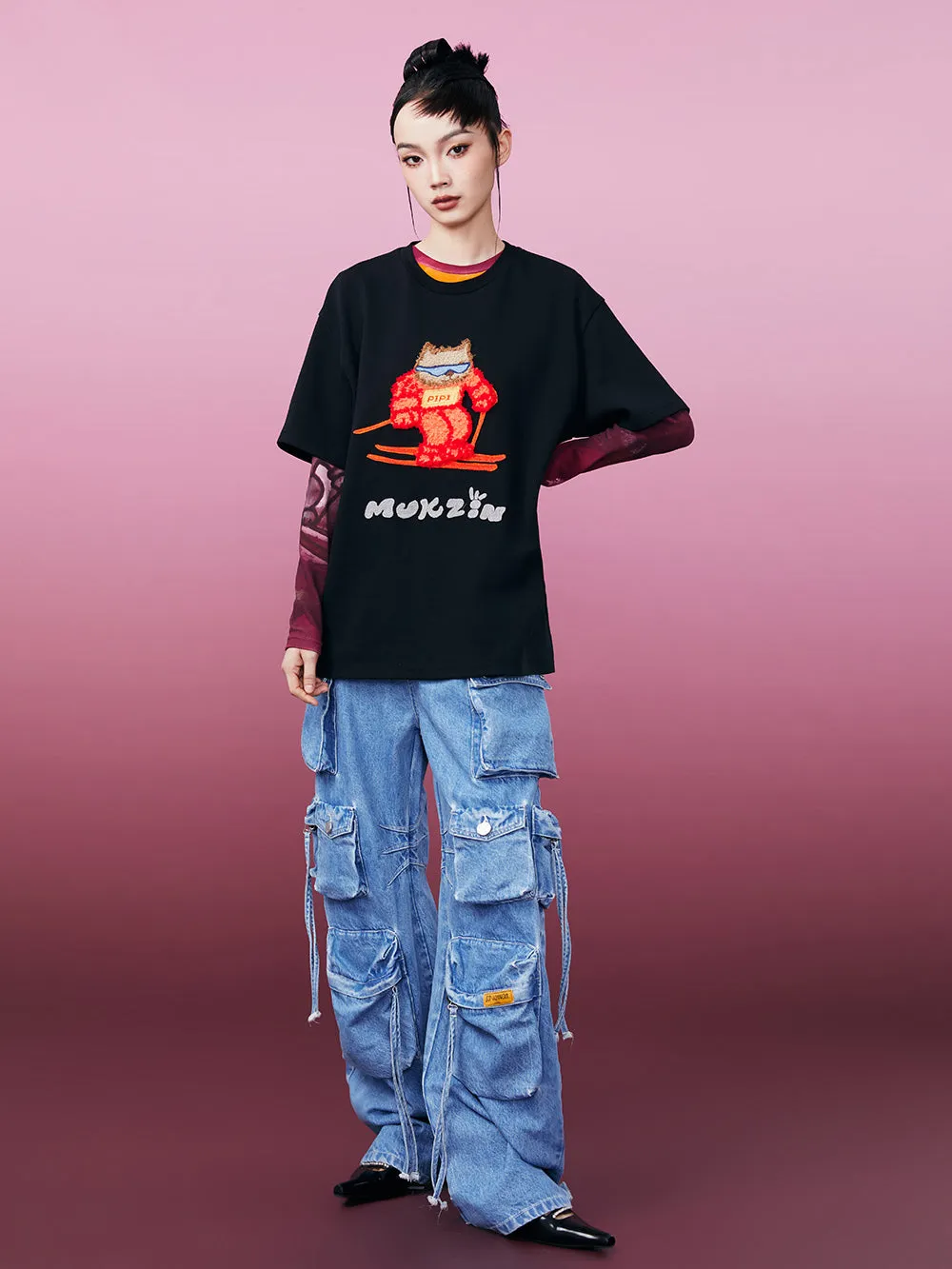 MUKZIN Classic Loose Casual Comfortable T-shirt 2-colors