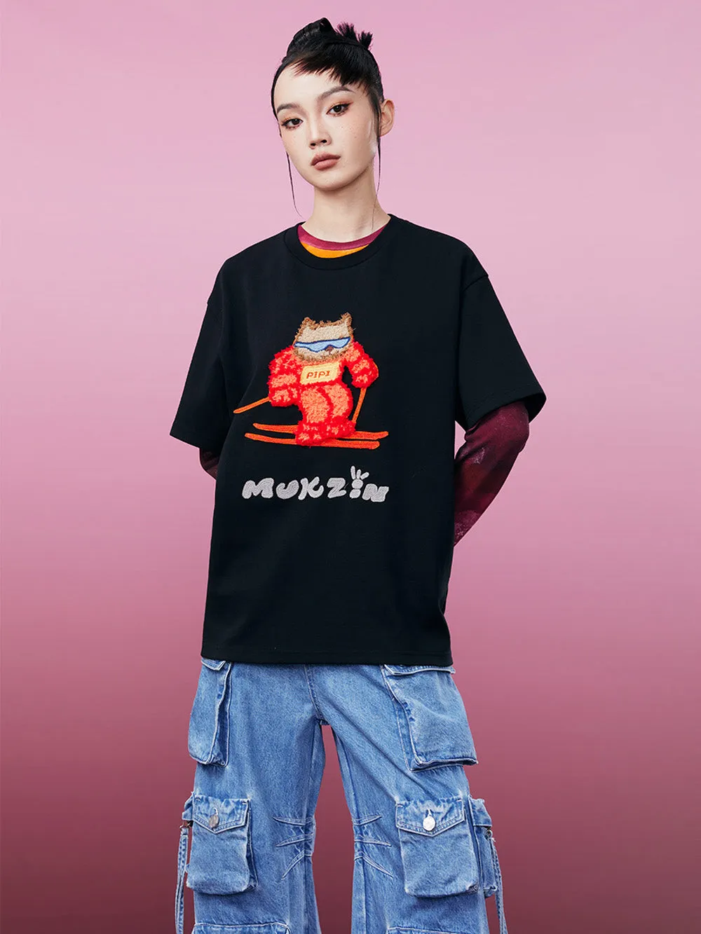 MUKZIN Classic Loose Casual Comfortable T-shirt 2-colors