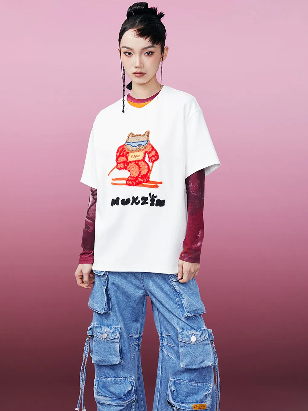 MUKZIN Classic Loose Casual Comfortable T-shirt 2-colors