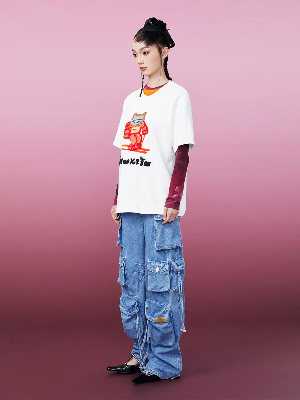 MUKZIN Classic Loose Casual Comfortable T-shirt 2-colors