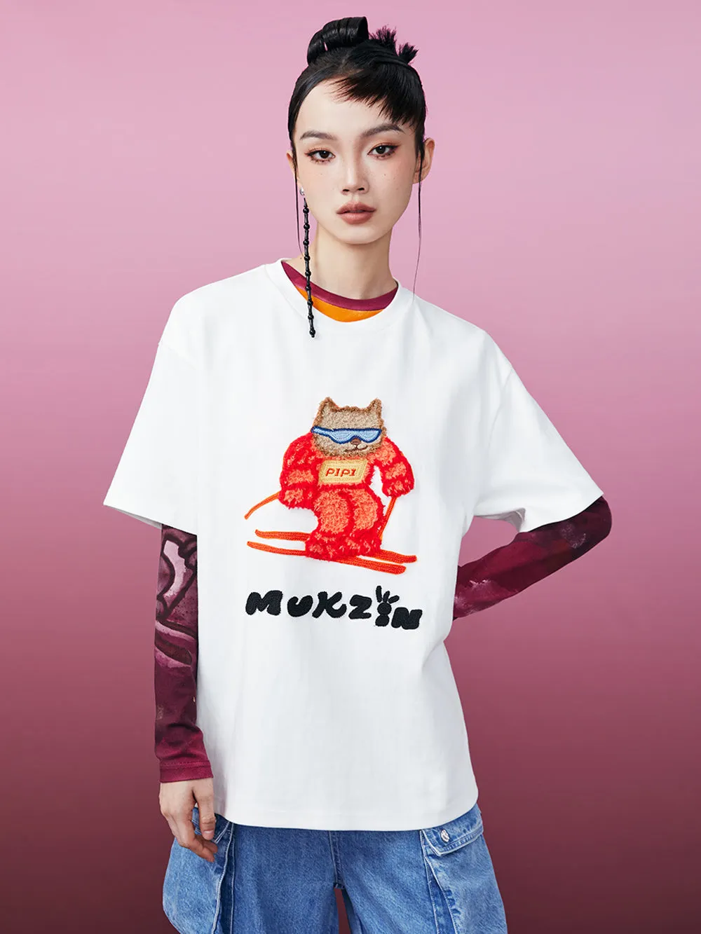 MUKZIN Classic Loose Casual Comfortable T-shirt 2-colors
