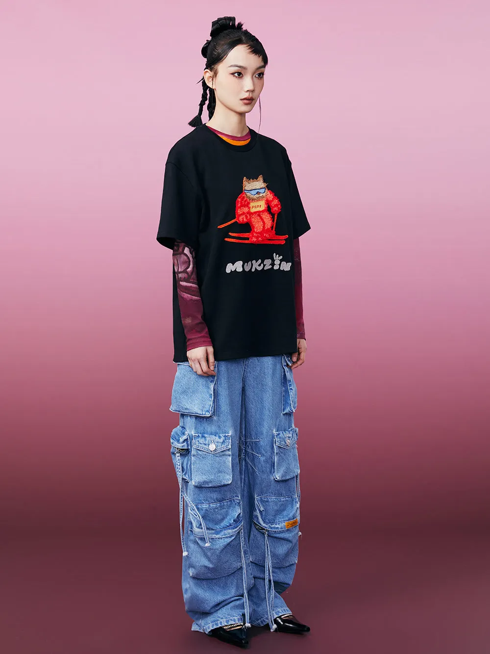 MUKZIN Classic Loose Casual Comfortable T-shirt 2-colors