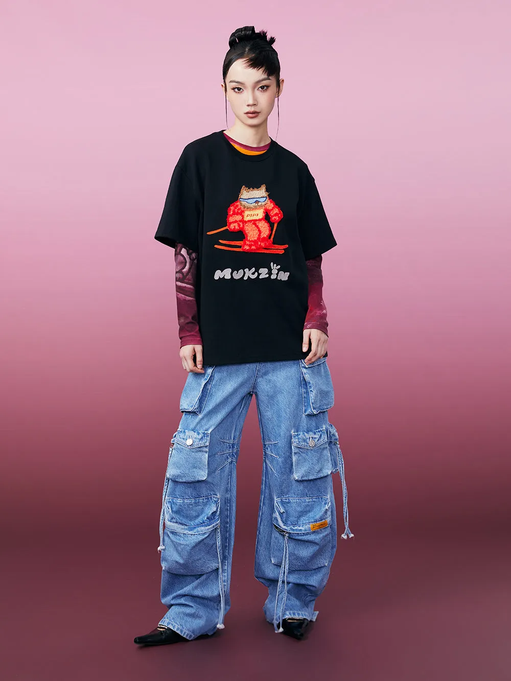 MUKZIN Classic Loose Casual Comfortable T-shirt 2-colors