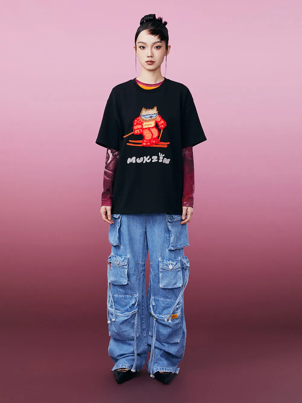MUKZIN Classic Loose Casual Comfortable T-shirt 2-colors