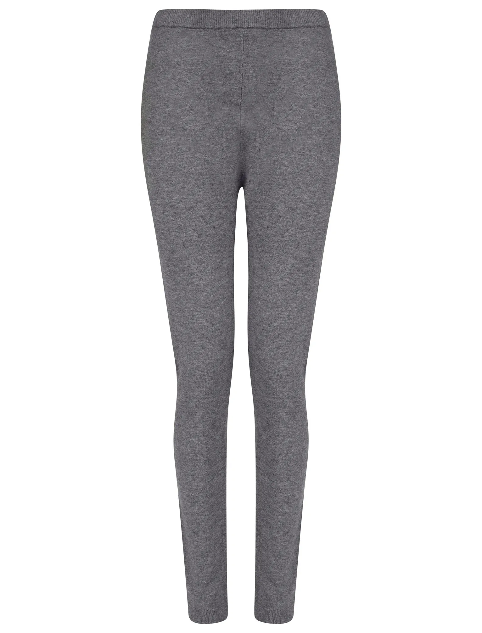 Ninette 2 Pc Jersey Knit Top / Pants Lounge Set in Anthracite - Amara Reya