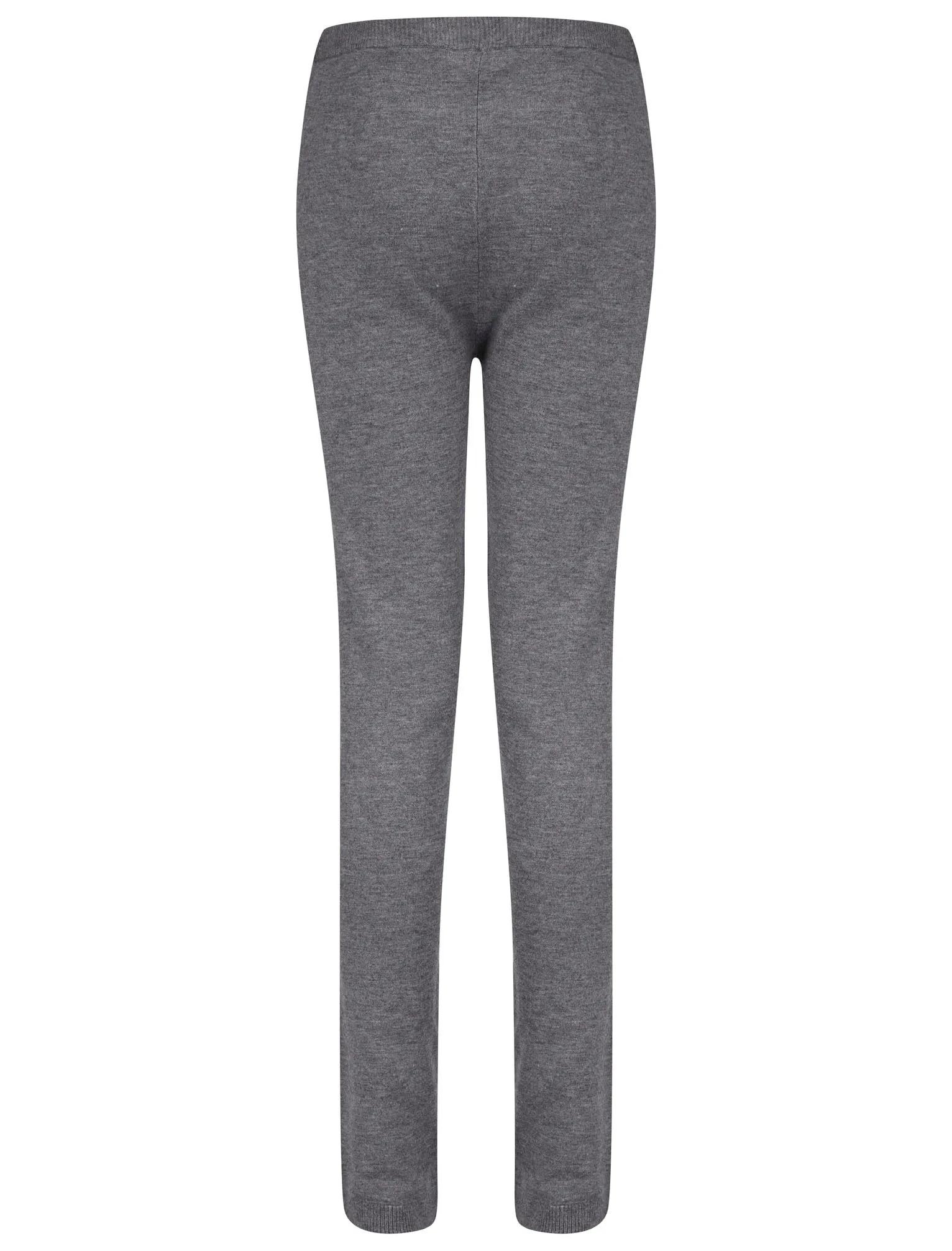 Ninette 2 Pc Jersey Knit Top / Pants Lounge Set in Anthracite - Amara Reya