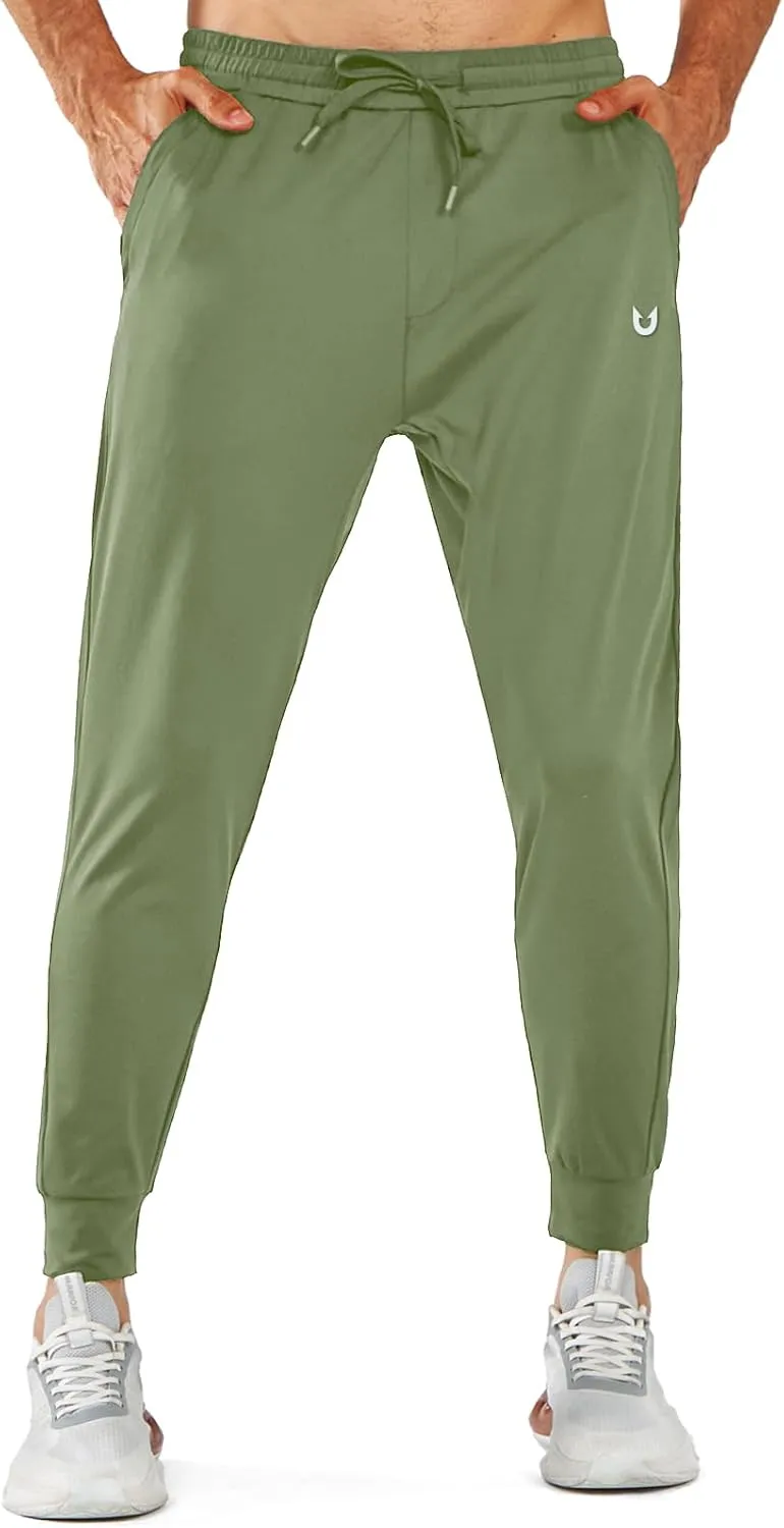 NORTHYARD Men's Joggers Pants with Zipper Pockets Tapered Athletic Workout Running Sweatpants for Men