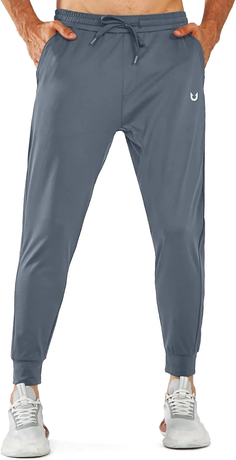 NORTHYARD Men's Joggers Pants with Zipper Pockets Tapered Athletic Workout Running Sweatpants for Men