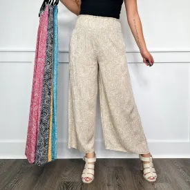 Not Without Me High Rise Rayon Avery Mae Cropped Bottoms - 5 colors!