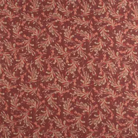 Printed Metallic Chiffon Yoryu - CHANTAL - 011 - Brick