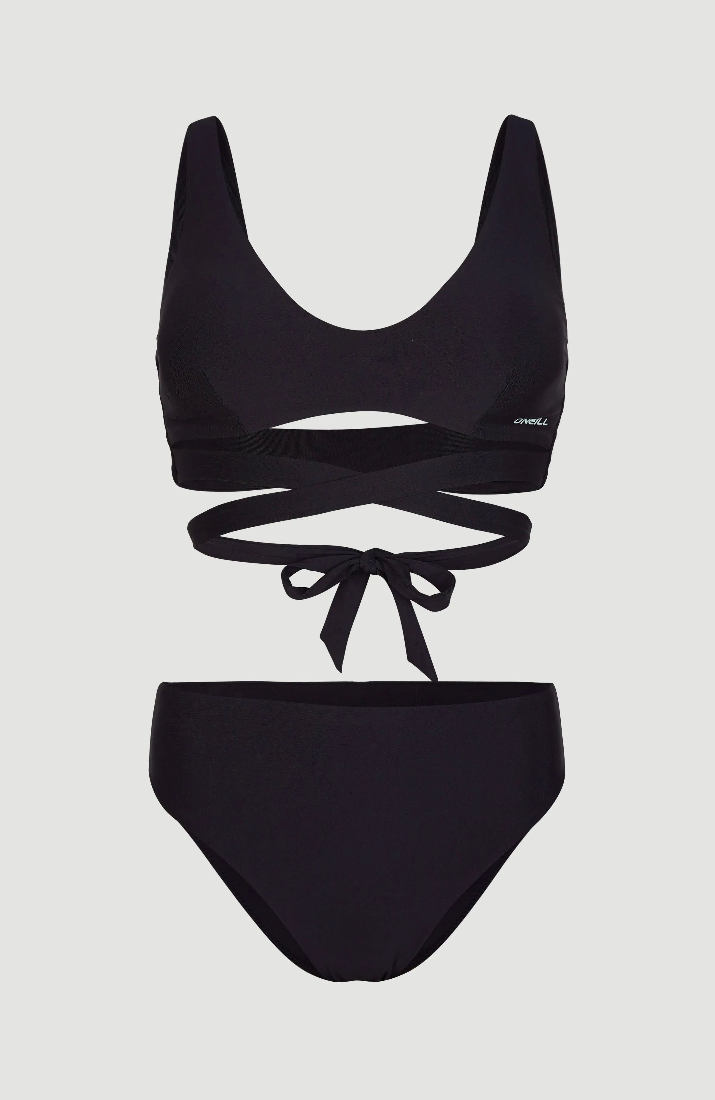 Sofie - Love Longline Triangle Bikini Set | Black Out