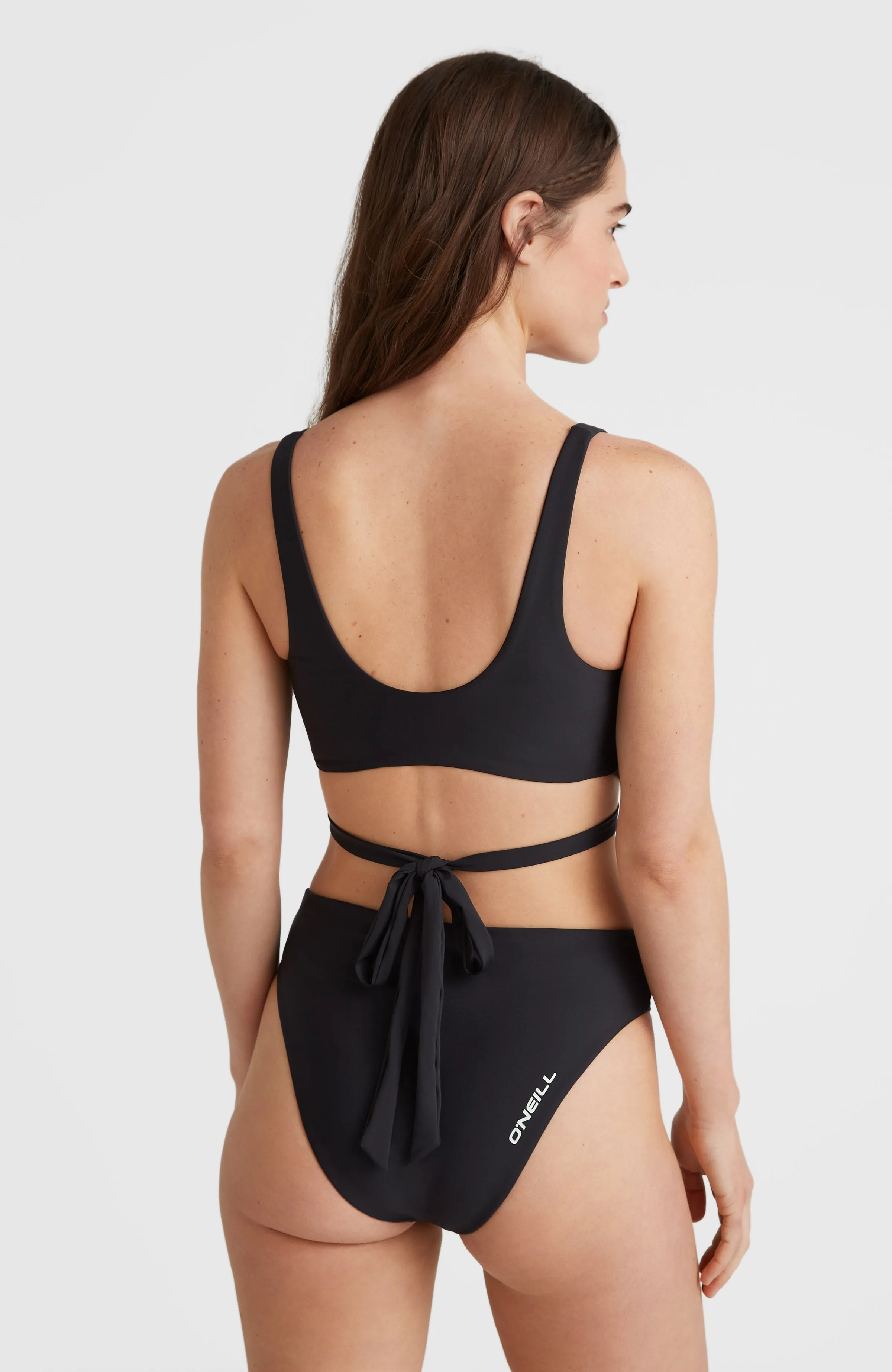 Sofie - Love Longline Triangle Bikini Set | Black Out