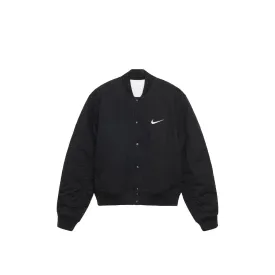 Stussy x Nike Reversible Varsity Jacket 'Black / Sail' (2023)