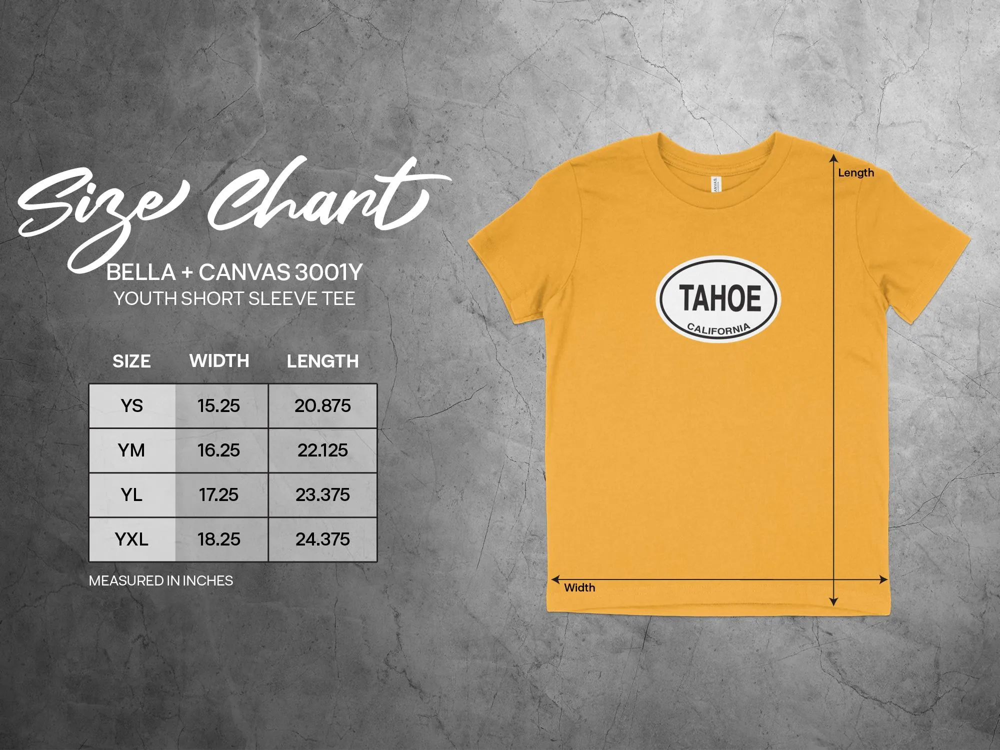 Tahoe California Graphic Print T-Shirts