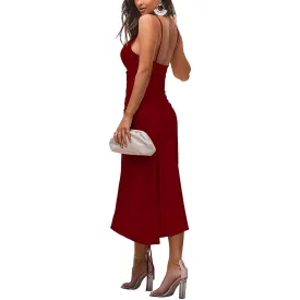 TastyHottie - Women's Satin Spaghetti Strap Dress