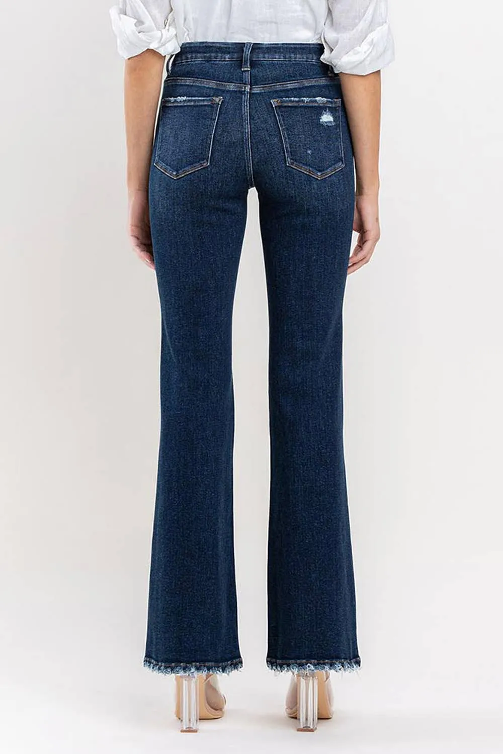Vervet High Rise Relaxed Flare Jeans