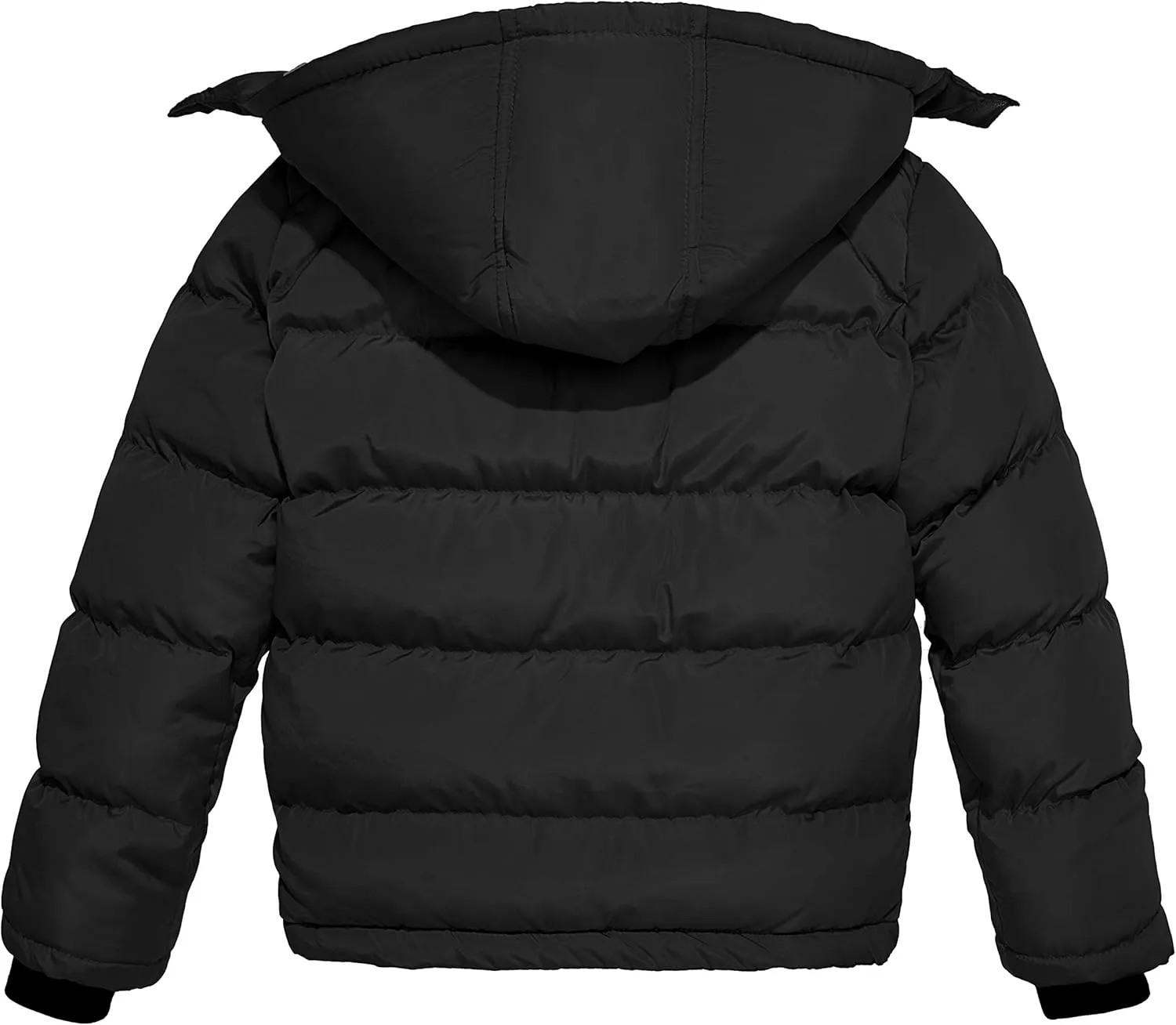wantdo Boy's Fleece Winter Coat Waterproof Puffer Jacket Warm Winter Jackets with Hood