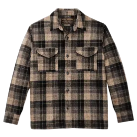 Wool Jac-Shirt - Oat Brown Heather Multi Plaid